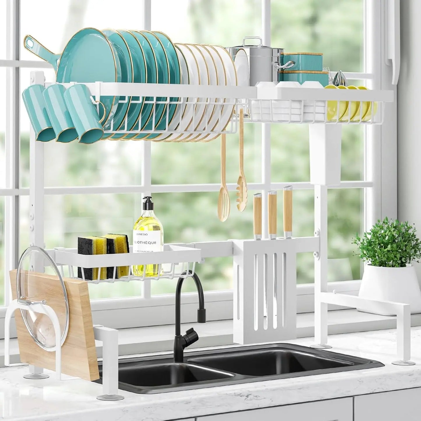 Large Capacity Stainless Steel Dish Drying Rack