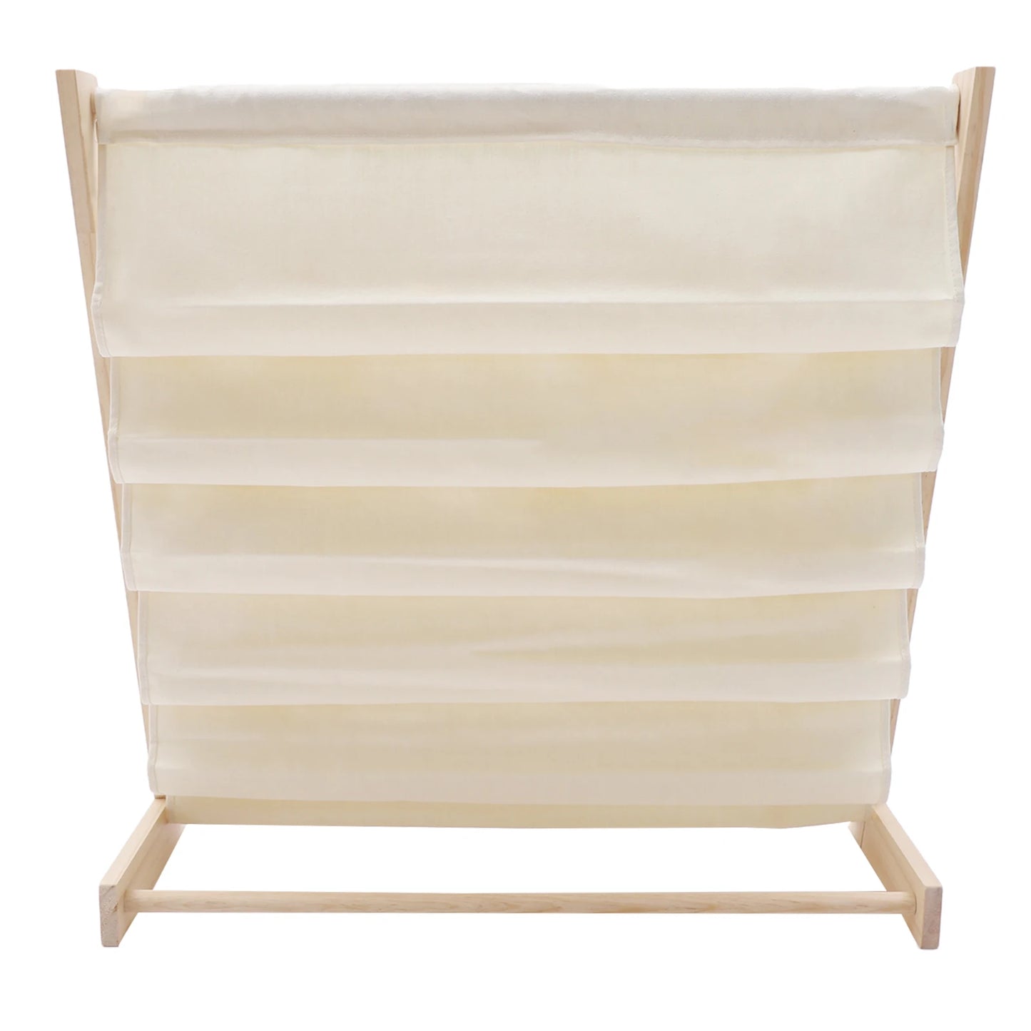 Natural Beige 6-Layer Book Rack