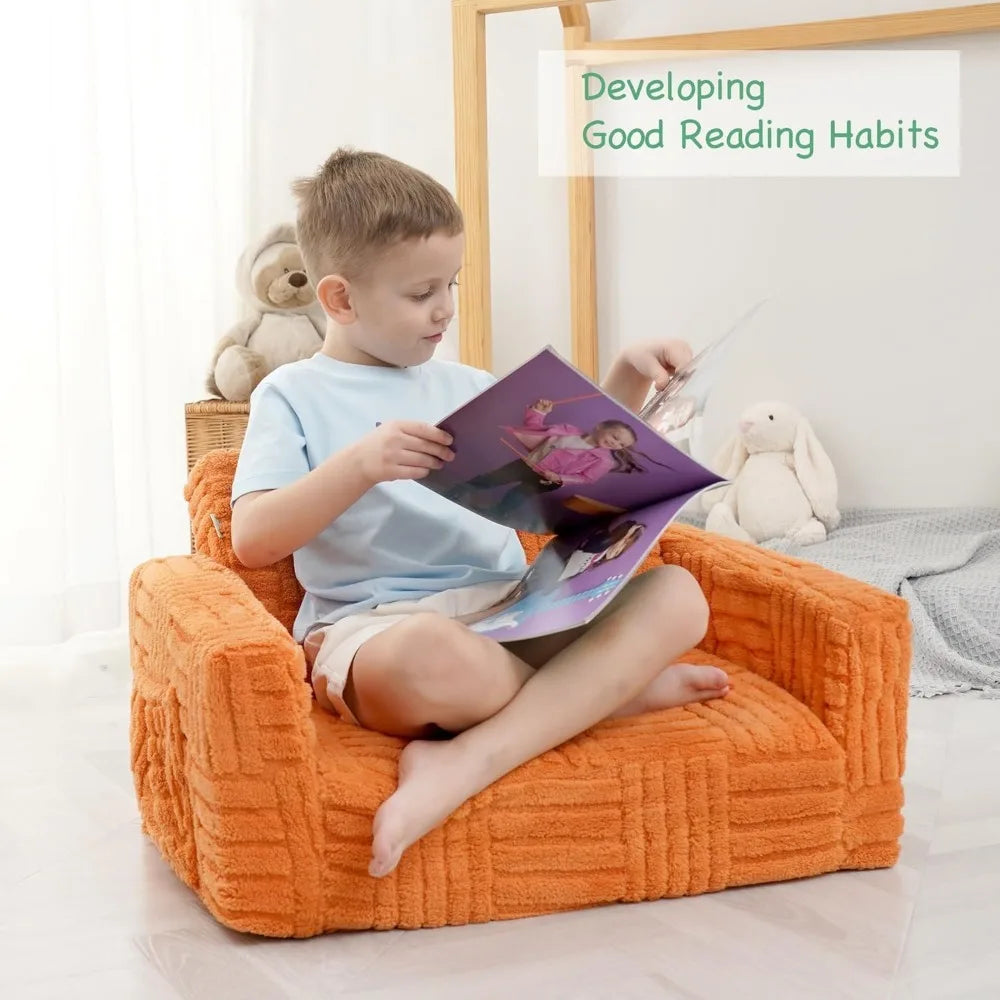 2-in-1 Flannel Fold Out Kid's Couch