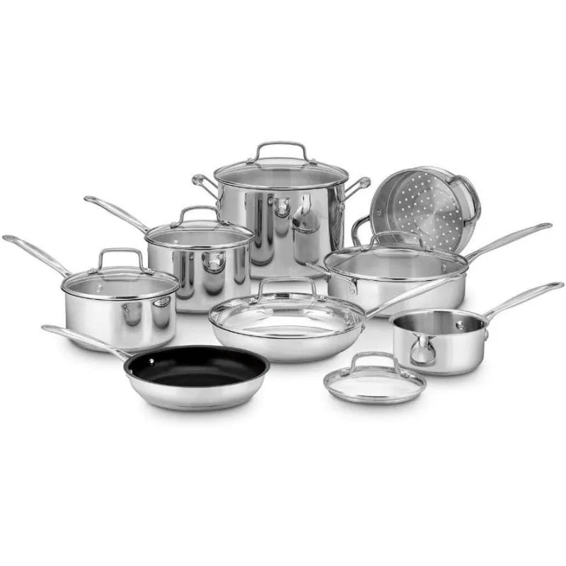 Chef's-Classic-Stainless Collection, Cookware Set