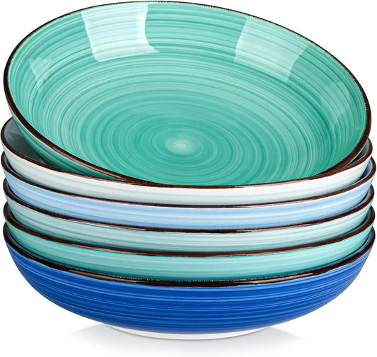 Bonita Set of 6, 50oz Large Salad Bowls