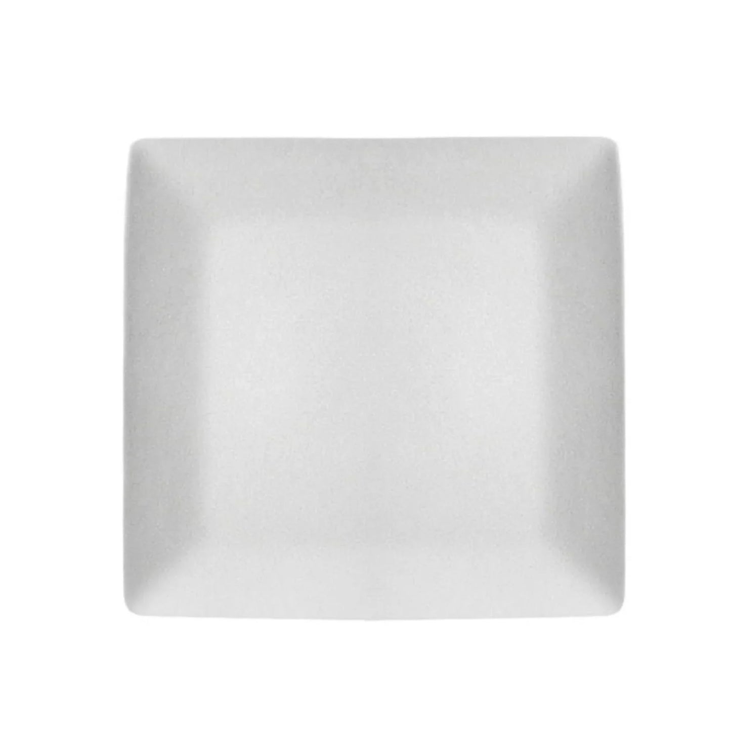 12-Piece Square Stoneware Dinner Set, Cream