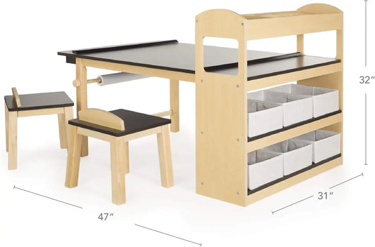 Children's Handicraft Activity Table and Chairs