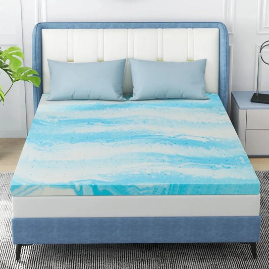 3 Inch Gel Memory Foam Mattress Topper in a Box - Size Optional
