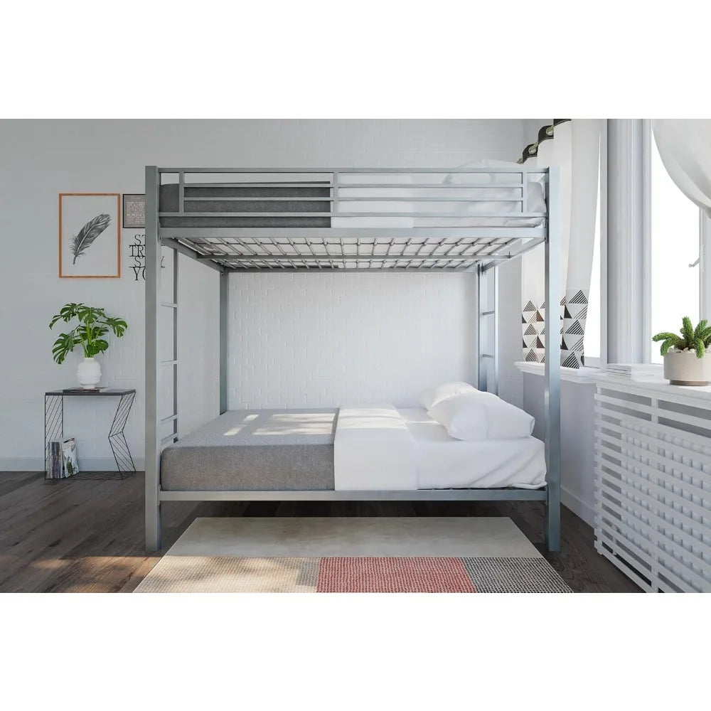 Full Size Kids Metal Bunk Bed Frame