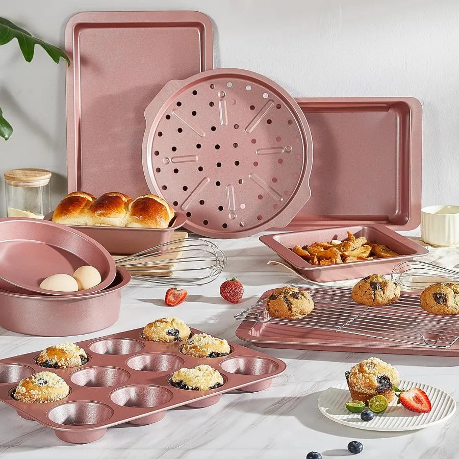10 Piece Nonstick Baking Pans Set