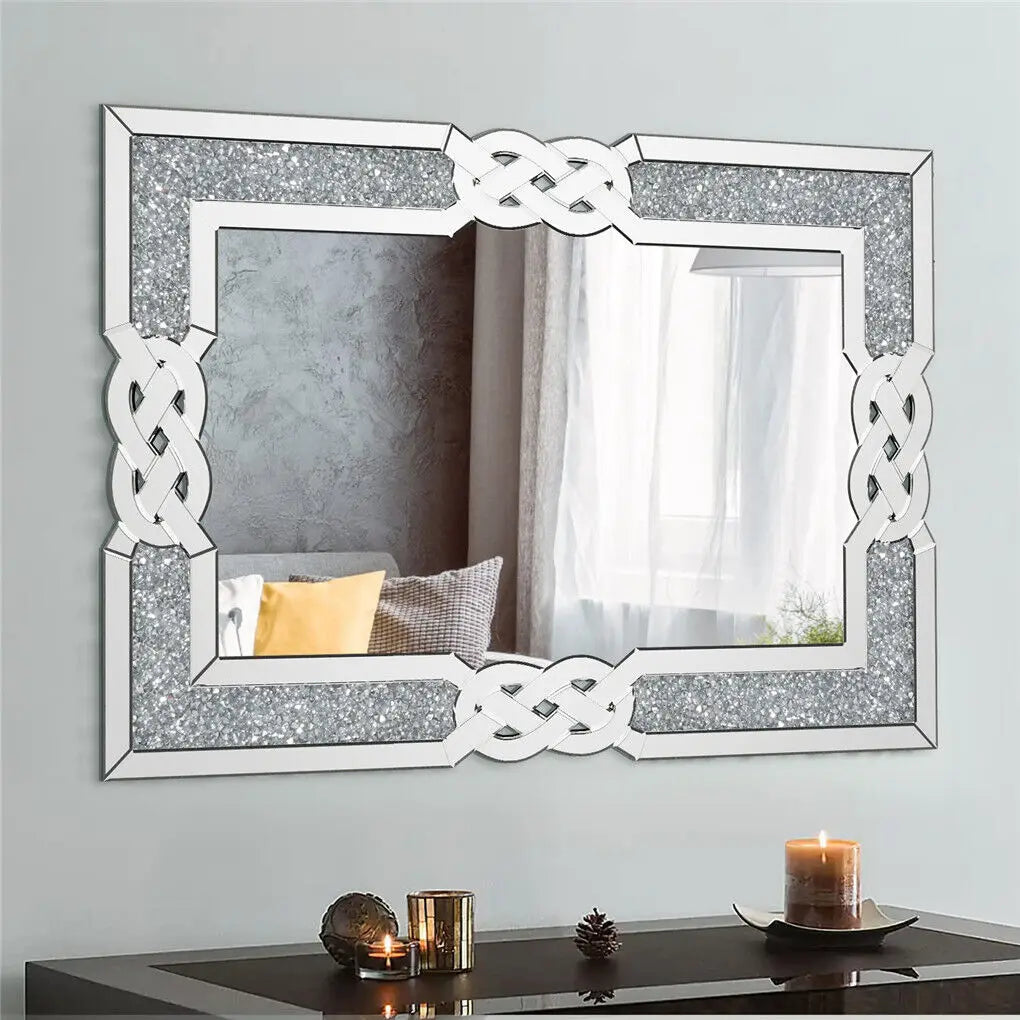 Explosion-proof Crystal Crush Diamond Mirror