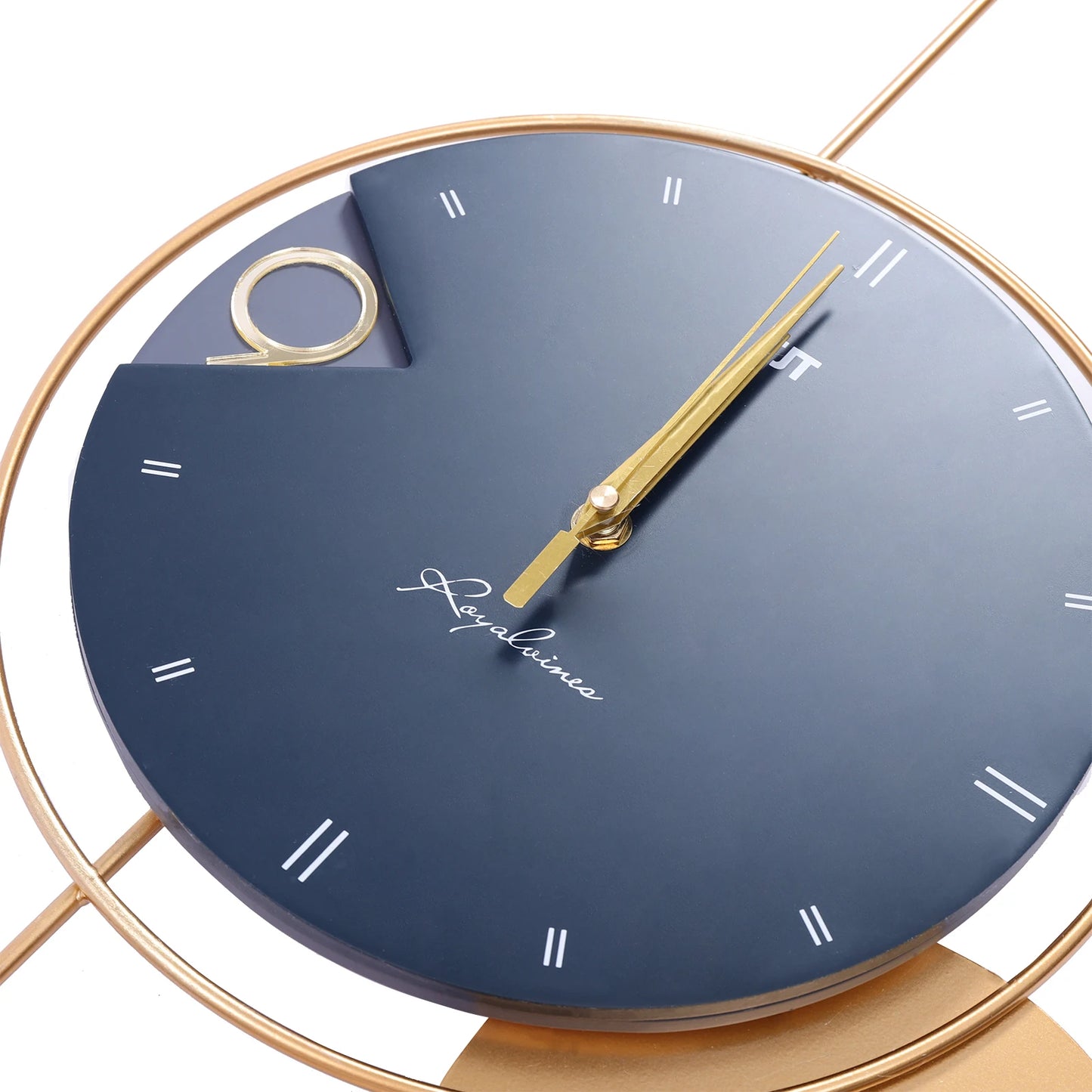 Metal Gold Chic Decorative Wall Clock