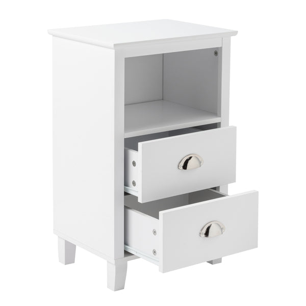 40*30*63cm White Bedside Table