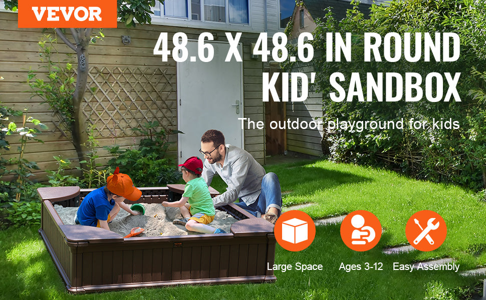 Children's Mini Playground Outdoor Sandbox