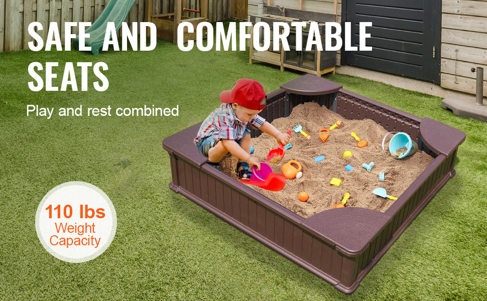 Children's Mini Playground Outdoor Sandbox