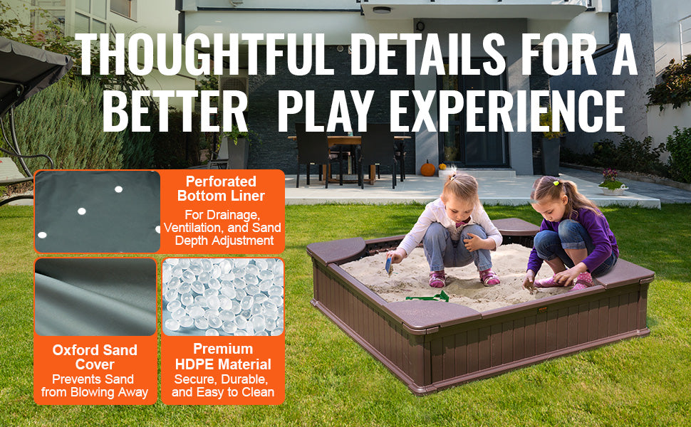 Children's Mini Playground Outdoor Sandbox